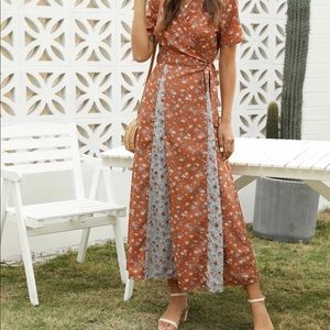 Boho Wrap Maxi Dress